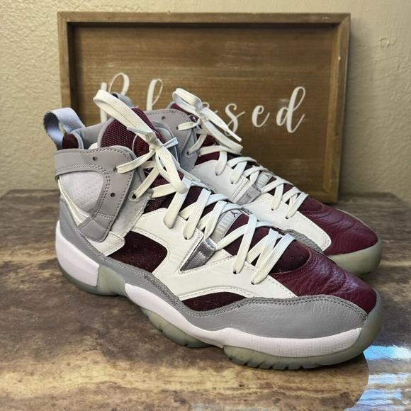 Nike Air Jordan Jumpman Two Trey (23), Cherrywood Red, Men’s 11.5 US - Picture 5 of 11